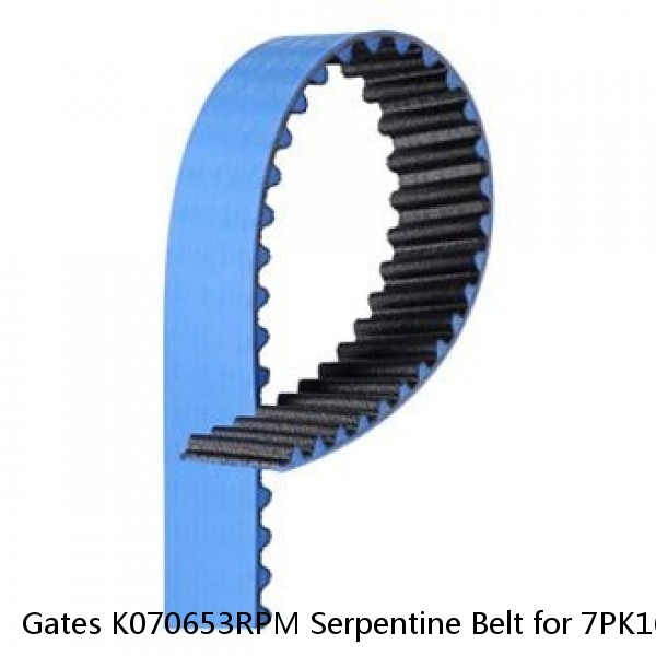 Gates K070653RPM Serpentine Belt for 7PK1657 31110RRA003 38920PNF004 7PK1660 mp