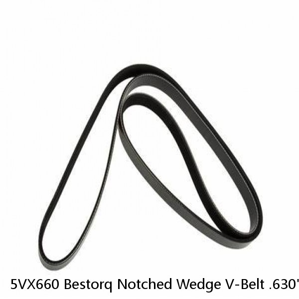 5VX660 Bestorq Notched Wedge V-Belt .630" Top Width 66" Outside Length