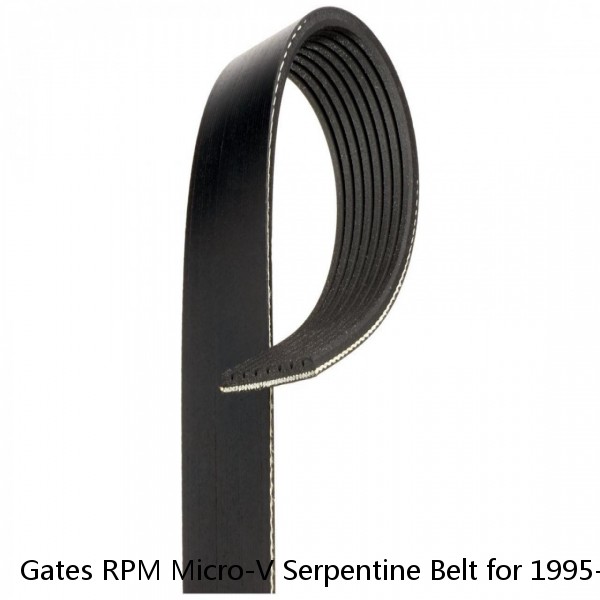 Gates RPM Micro-V Serpentine Belt for 1995-1999 Ford Crown Victoria 4.6L V8 zr